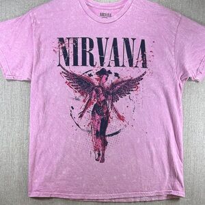 Nirvana Pink Angel Graphic Tee